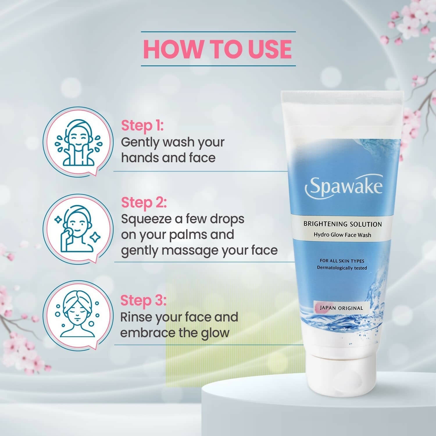 Spawake Brightening Solution Hydro Glow Face Wash - DrMediCart
