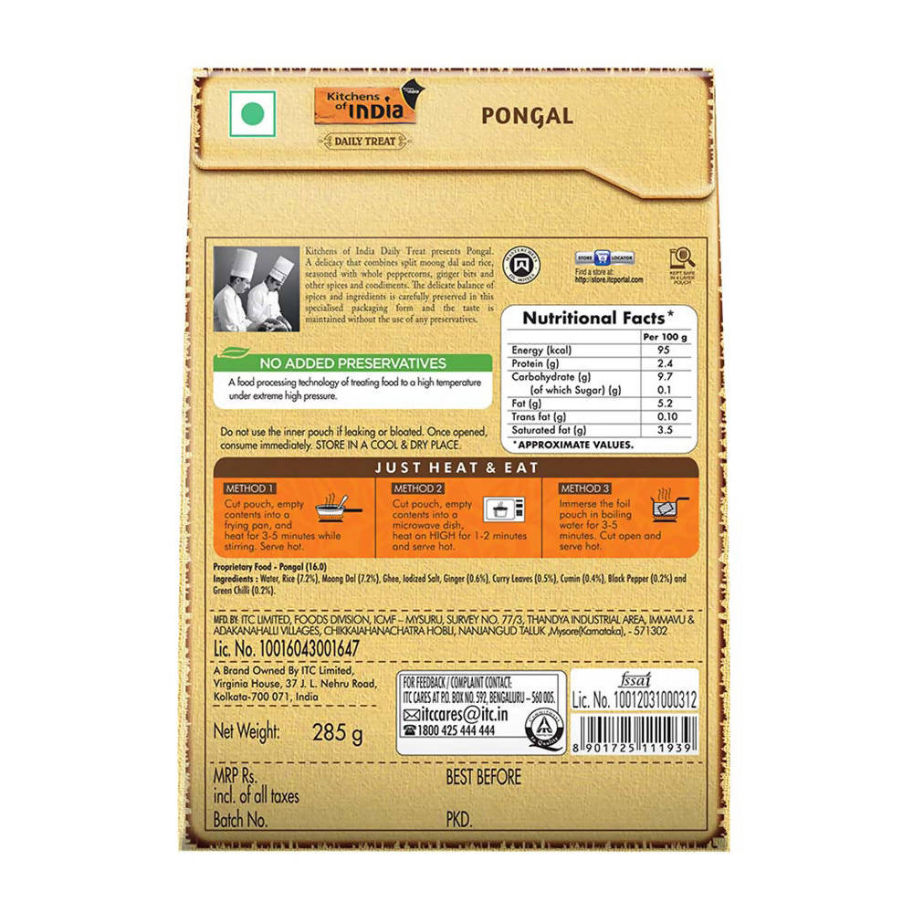 Kitchens of India Pongal