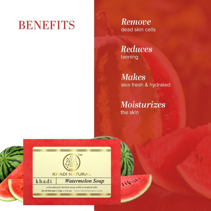 Khadi Natural Watermelon Handmade Soap