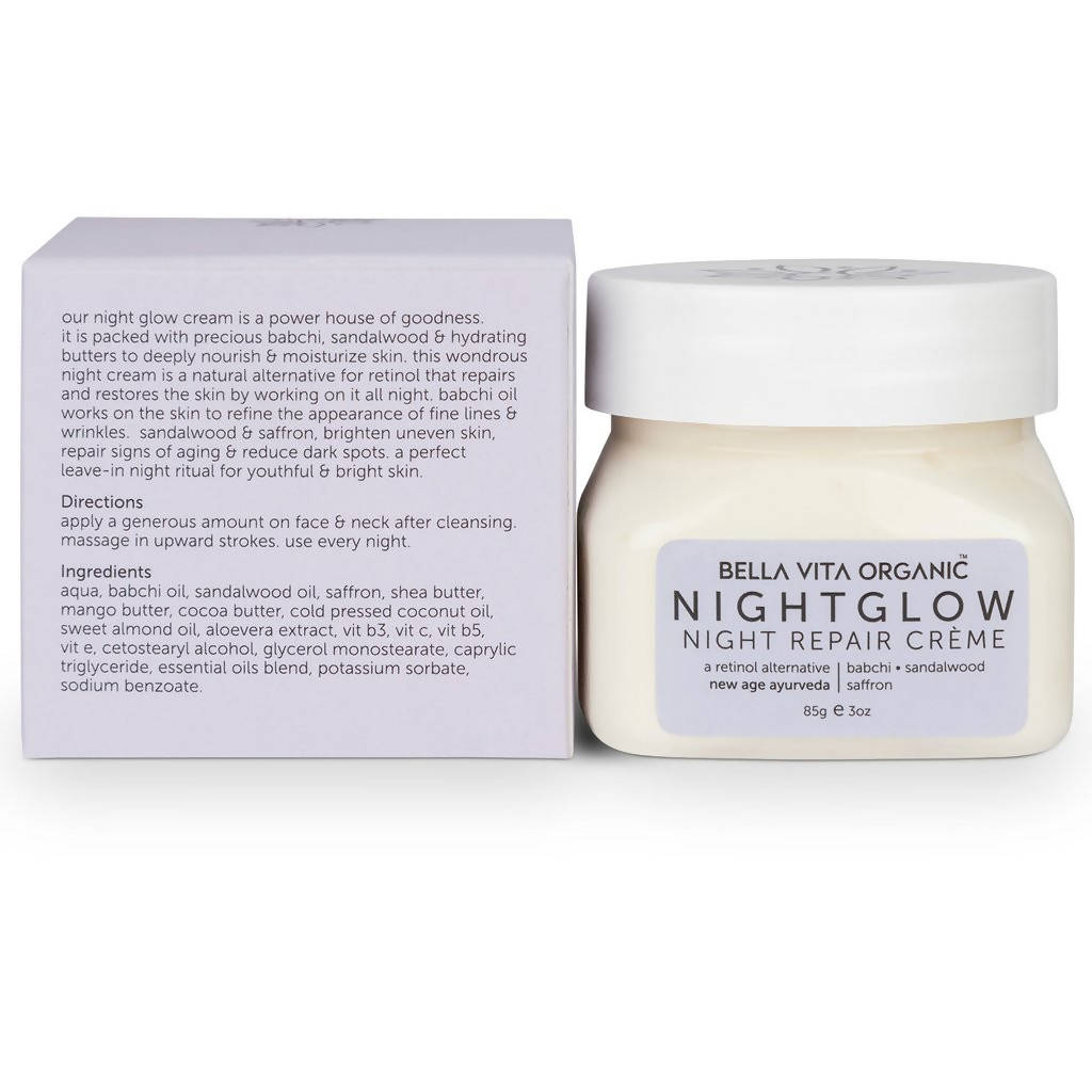 bella vita organic night glow night repair creme buy in usa