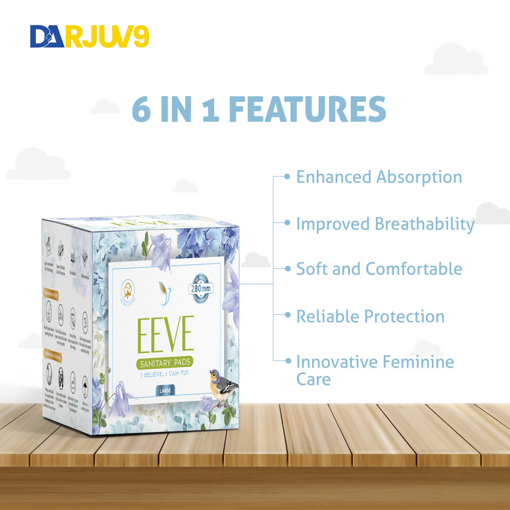 Herbs & Hills Eeve Graphene Sanitary Napkin Large