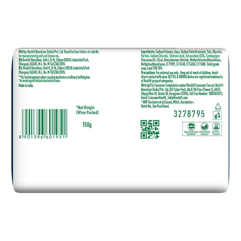 Dettol Cologne Fresh Bathing Soap Bar
