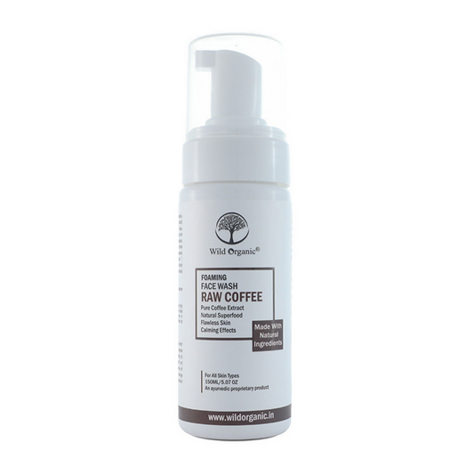 Wild Organic Faoming Face Wash Raw Coffee
