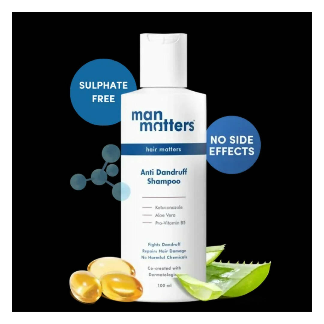 Man Matters Anti Dandruff Shampoo For Men With Aloe Vera & Oat Extract