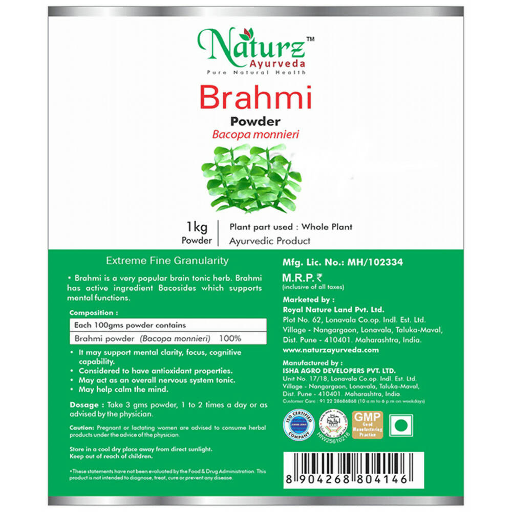 Naturz Ayurveda Brahmi Powder