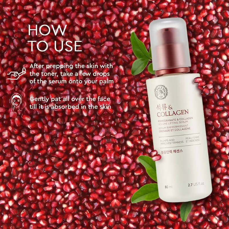 The Face Shop Pomegranate & Collagen Volume Lifting Serum - Drmedicart