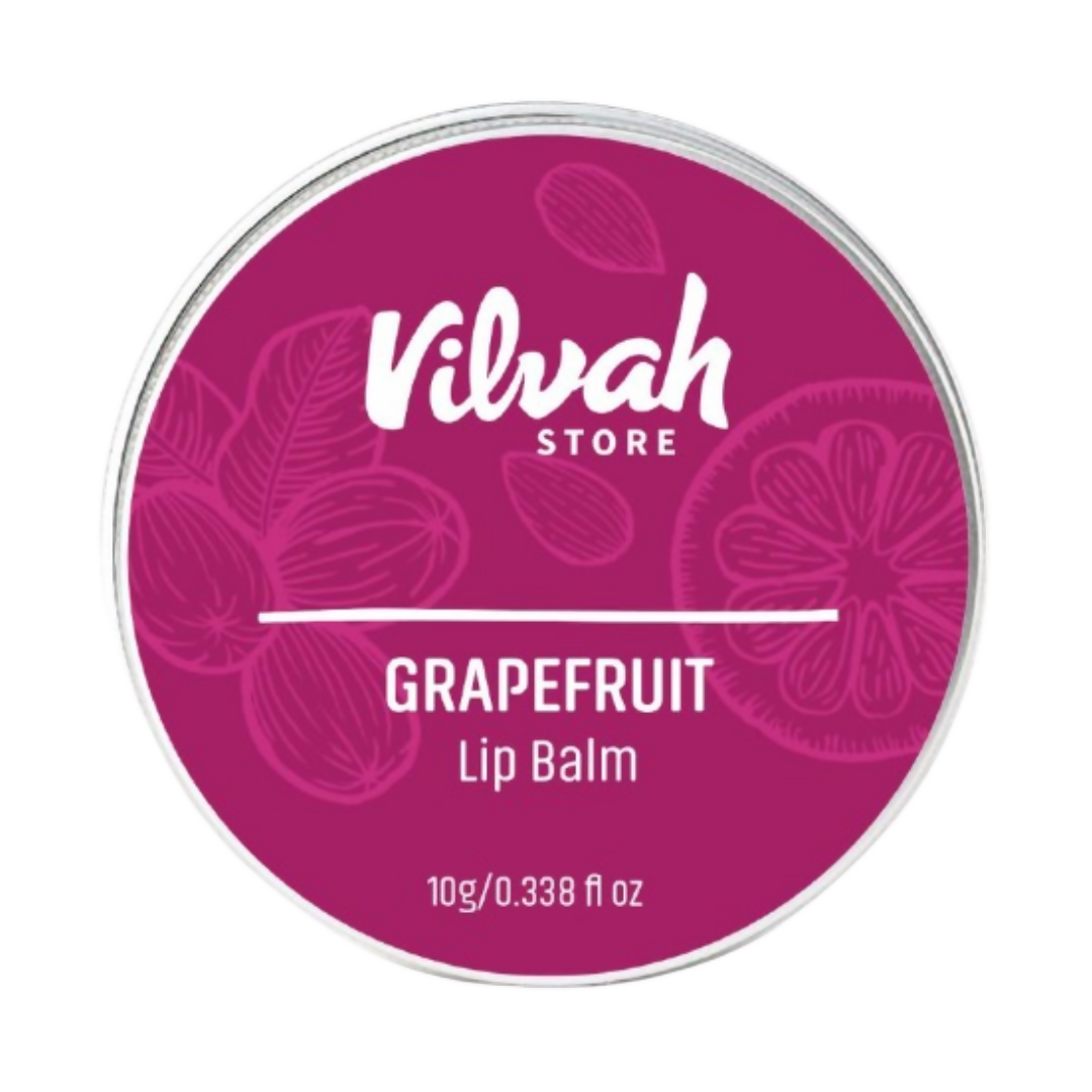 Vilvah Store Grapefruit Lip Balm Enriched With Shea Butter