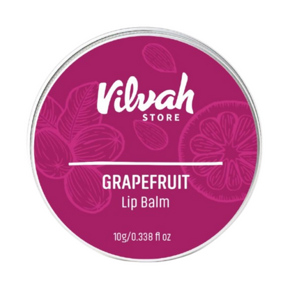 Vilvah Store Grapefruit Lip Balm Enriched With Shea Butter