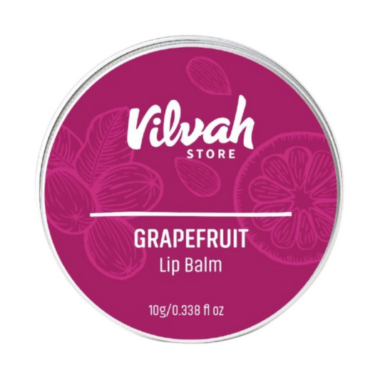 Vilvah Store Grapefruit Lip Balm Enriched With Shea Butter