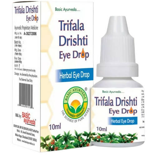Buy Basic Ayurveda Trifala Drishti Eye Drops from DrMediCart, Ship from India to USA