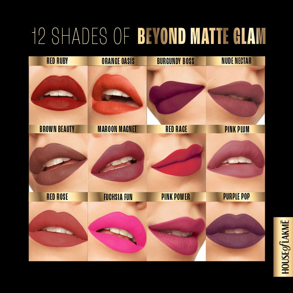 Lakme Absolute Beyond Matte Lipstick - 302 Nude Nectar
