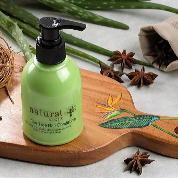 Buy Natural Vibes Ayurvedic Tea Tree Hair Conditioner from DrMediCart, Ship from India to USA