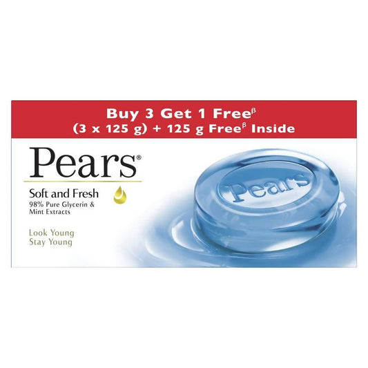 Buy Pears Soft & Fresh Bathing Soap - Glycerin & Mint from DrMediCart, Ship from India to USA