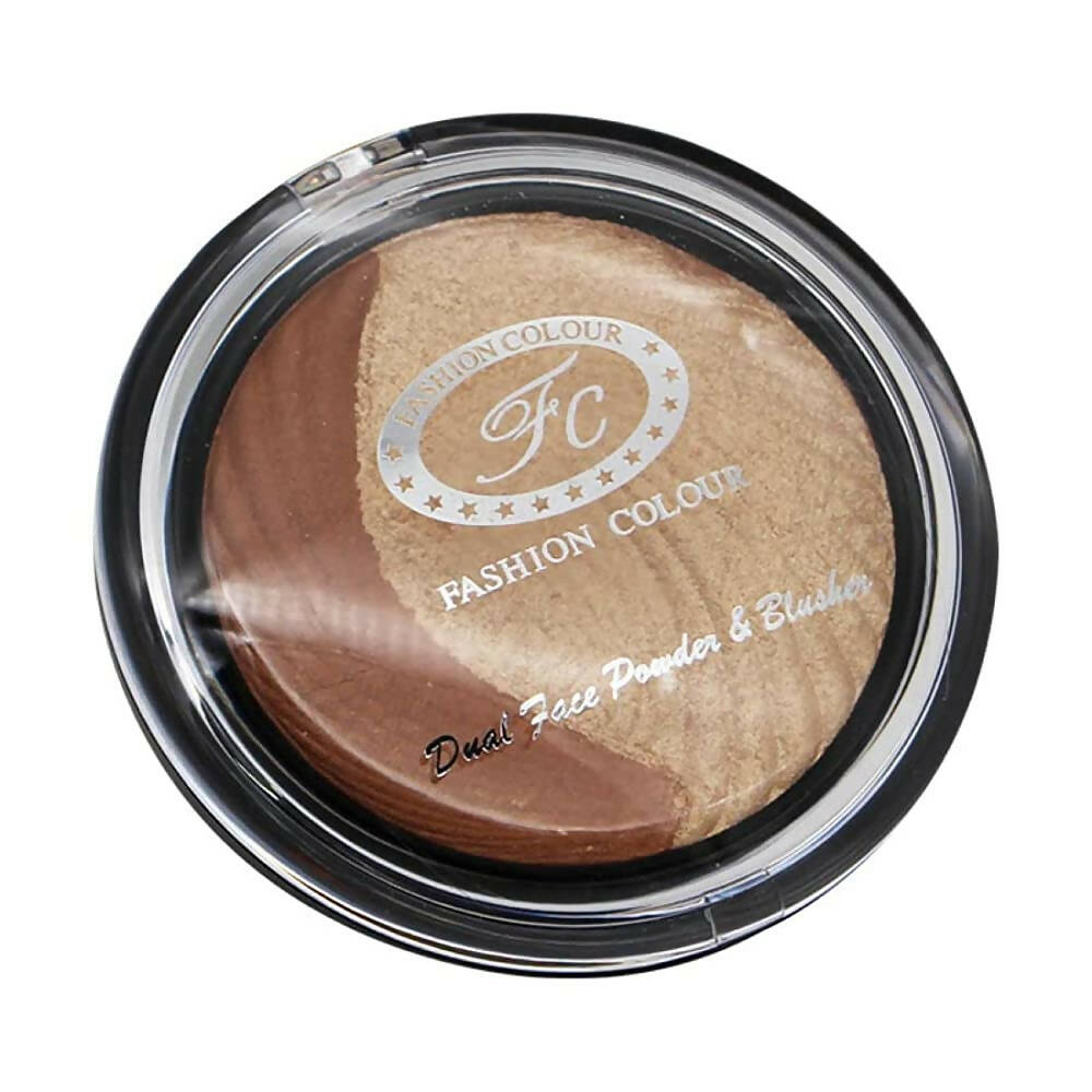 Fashion Colour Dual Face Powder and Blusher-Shade 03 (Dusky Shade)