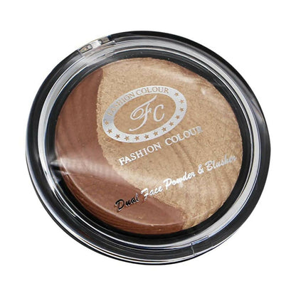 Fashion Colour Dual Face Powder and Blusher-Shade 03 (Dusky Shade)