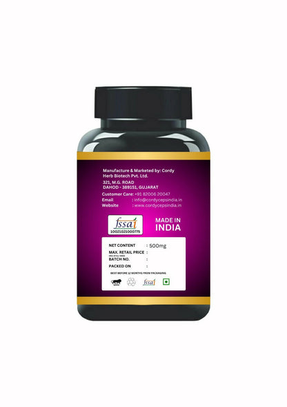 Cordy Herb KSM 66 Ashwagandha Veg Capsules