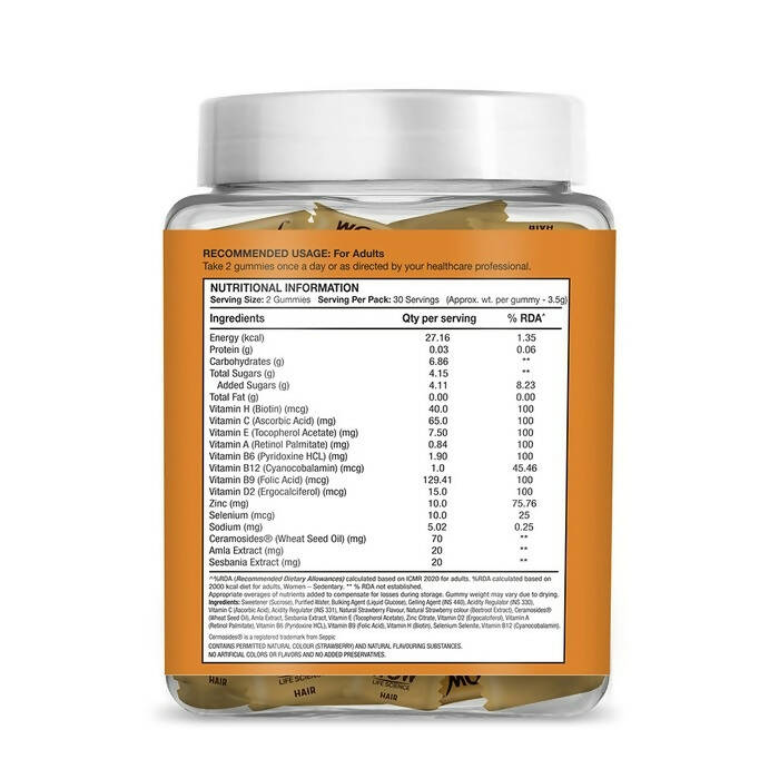 Wow Life Science Strong Hair Gummies - DrMediCart