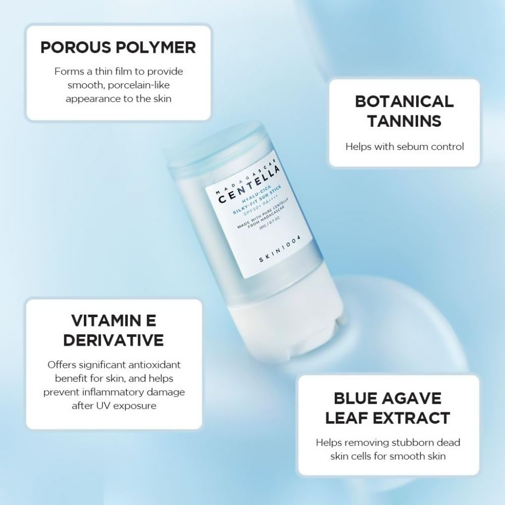 SKIN1004 Madagascar Centella Hyalu-Cica Silky-Fit Sun Stick