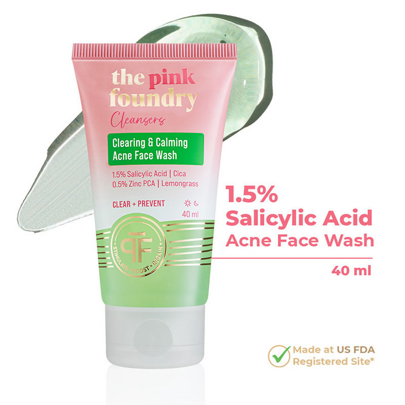 The Pink Foundry Salicylic Acid Acne Face Wash