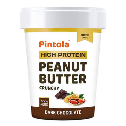 Pintola High Protein Dark Chocolate Crunchy Peanut Butter
