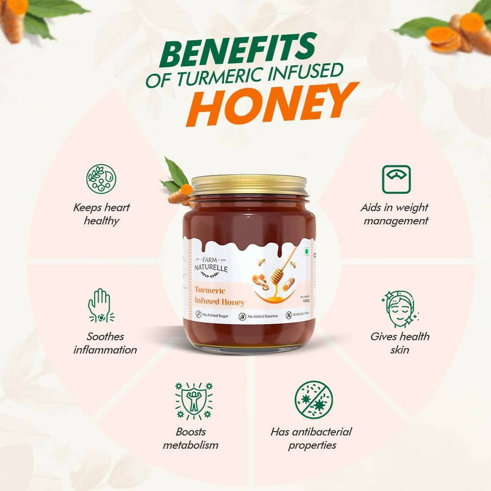 Farm Naturelle Turmeric Infused Honey