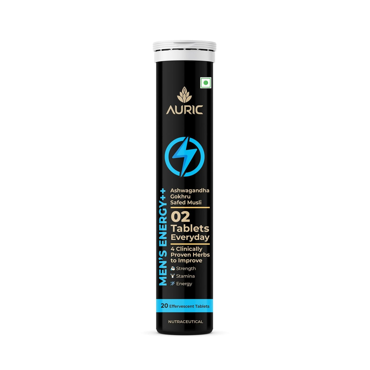 Buy Auric Mens Energy++ Effervescent Tablets from DrMediCart, Ship from India to USA