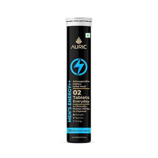 Buy Auric Mens Energy++ Effervescent Tablets from DrMediCart, Ship from India to USA