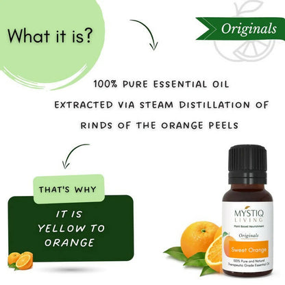 Mystiq Living Originals Sweet Orange Essential Oil
