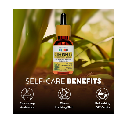 Organix Mantra Citronella Oil - 100% Natural Citronella Essential Oil