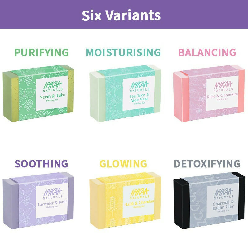 Nykaa Naturals Lavender & Basil Soothing Bathing Soap - Drmedicart