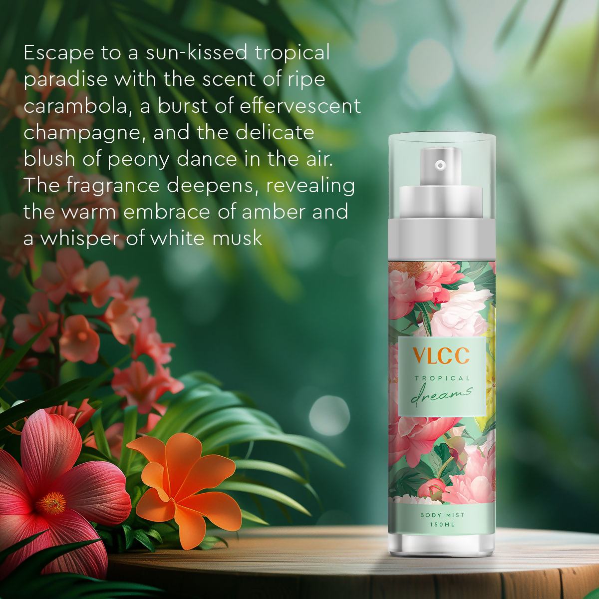 VLCC Body Mist Fragrance - Tropical Dreams