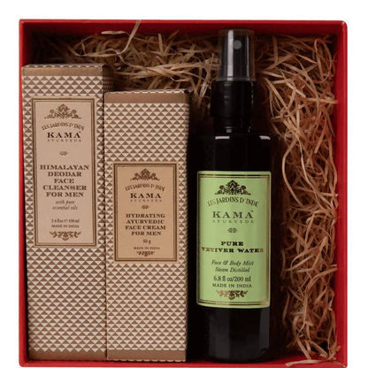 Buy Kama Ayurveda Daily Face Care Regime For Men from DrMediCart, Ship from India to USA
