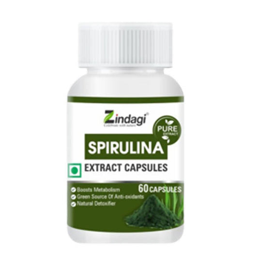 Buy Zindagi Spirulina Extract Capsules from DrMediCart, Ship from India to USA