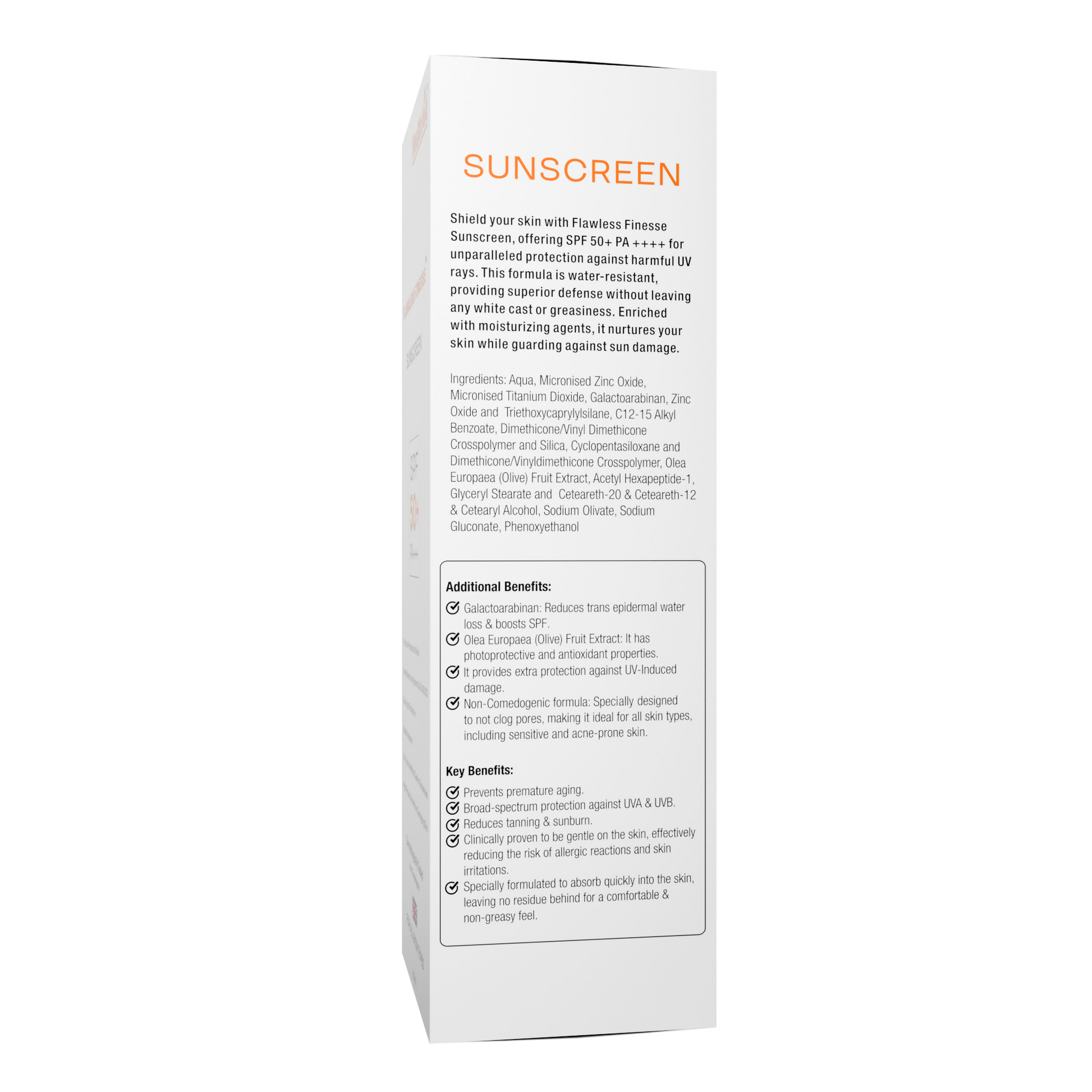 Flawless Finesse By HealthAid Sunscreen SPF 50+