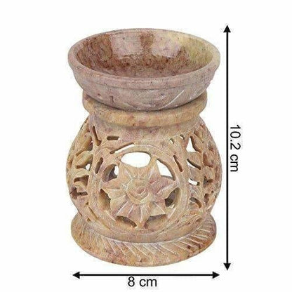 Handcrafted Soapstone Aroma Burner, Oil Diffuses - Drmedicart