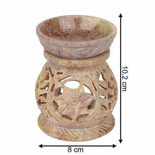 Handcrafted Soapstone Aroma Burner, Oil Diffuses - Drmedicart