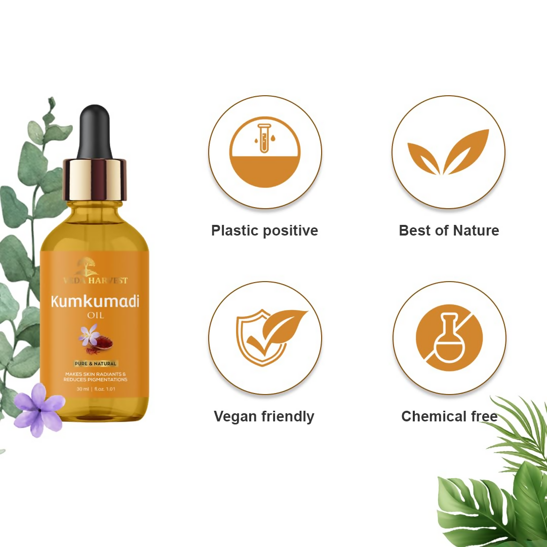 Veda Harvest Kumkumadi Oil For Glowing Skin
