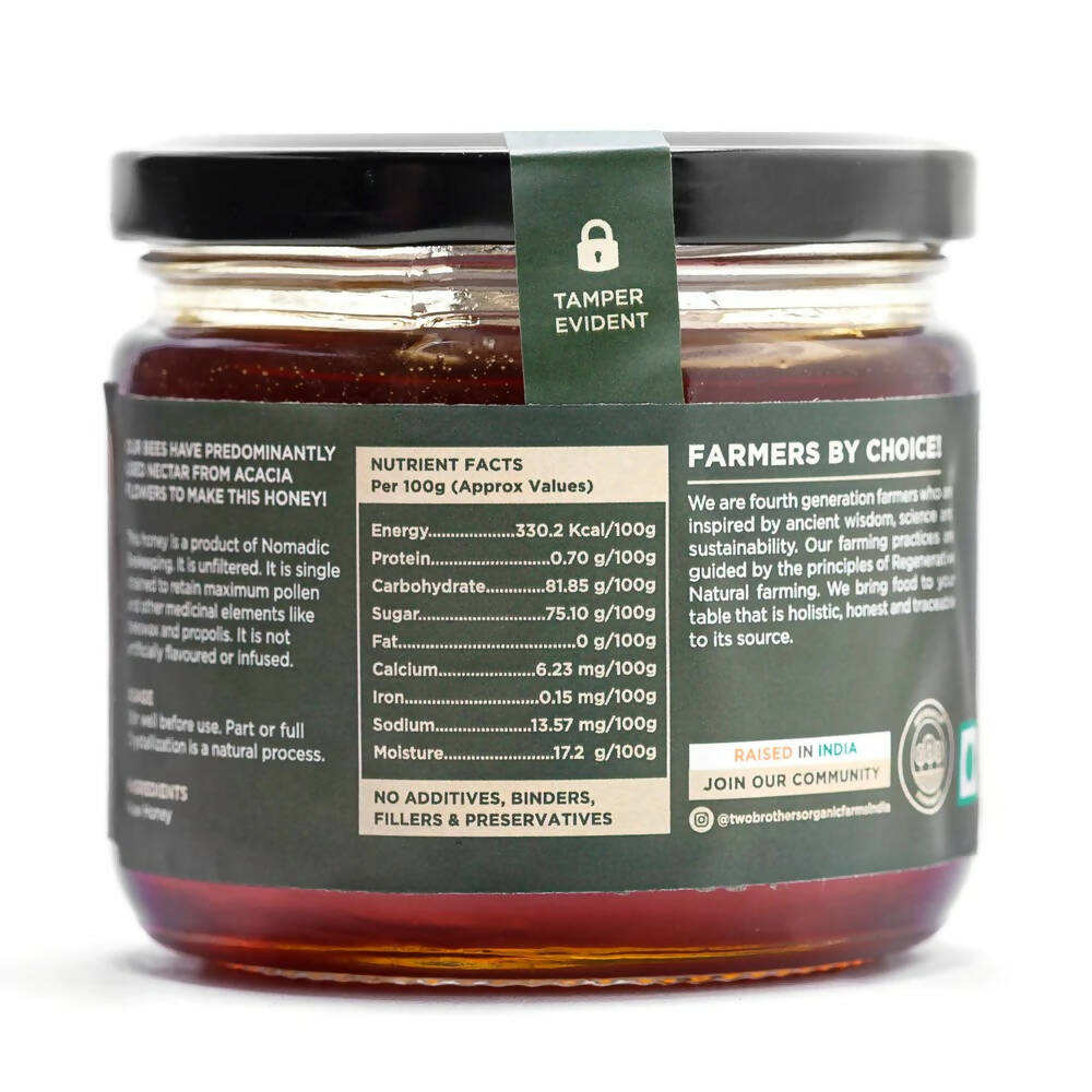 Two Brothers Organic Farms Acacia Raw Honey-Mono-Floral