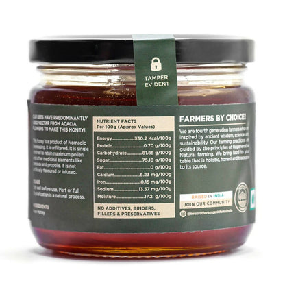 Two Brothers Organic Farms Acacia Raw Honey-Mono-Floral