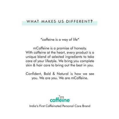 mCaffeine Naked & Raw Coffee Face Wash