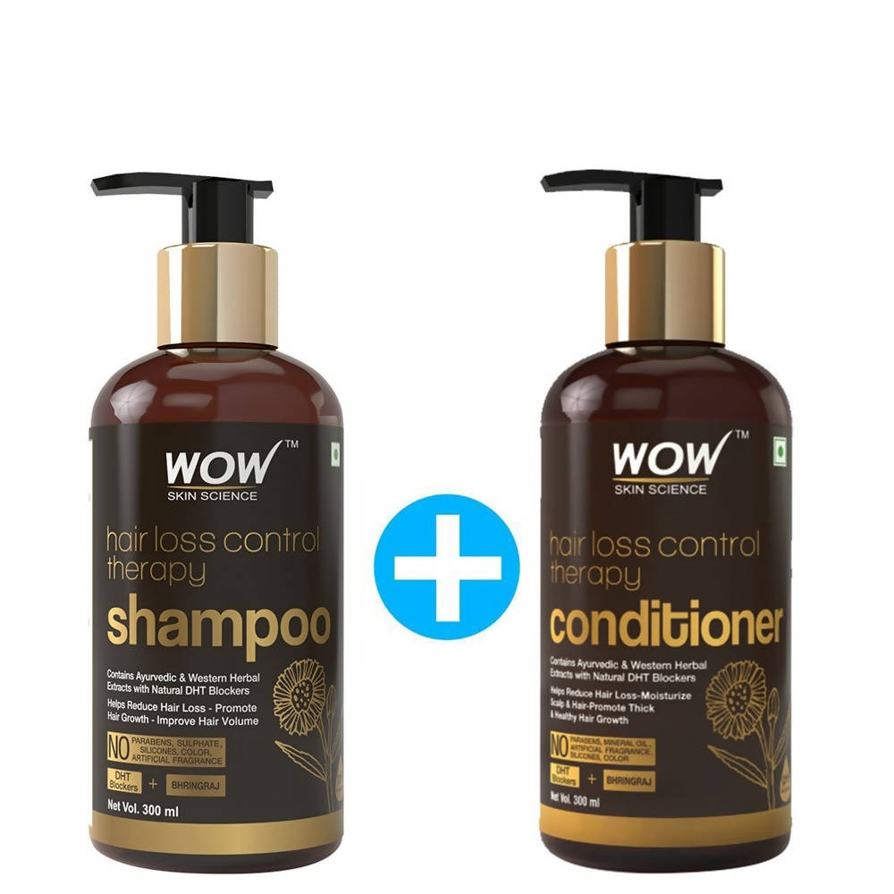 Wow Skin Science Hair Loss Control Therapy Shampoo & Conditioner - DrMediCart