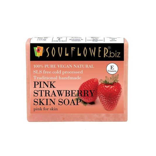 Buy Soulflower Handmade Pink Strawberry Skin Soap from DrMediCart, Ship from India to USA