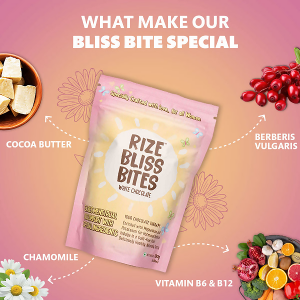 Rize Energy Bar Bliss Bites  - White Chocolate
