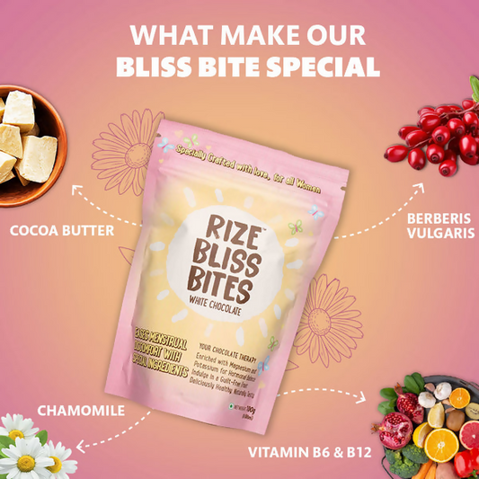 Rize Energy Bar Bliss Bites  - White Chocolate