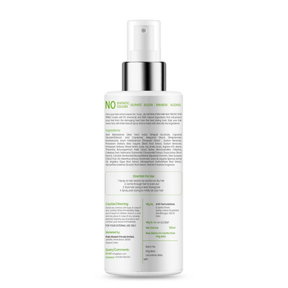 Ktein 100% Plant based Natural Hair Heat Protection Spray