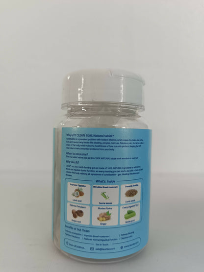 Laurik Gut Clean Tablets For Constipation Relief And Digestive Health