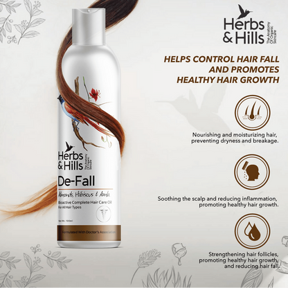 Herbs & Hills De-Fall Bioactive Complete Hair Care Oil