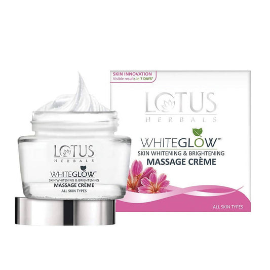 Buy Lotus Herbals Whiteglow Skin Whitening And Brightening Massage Creme from DrMediCart, Ship from India to USA