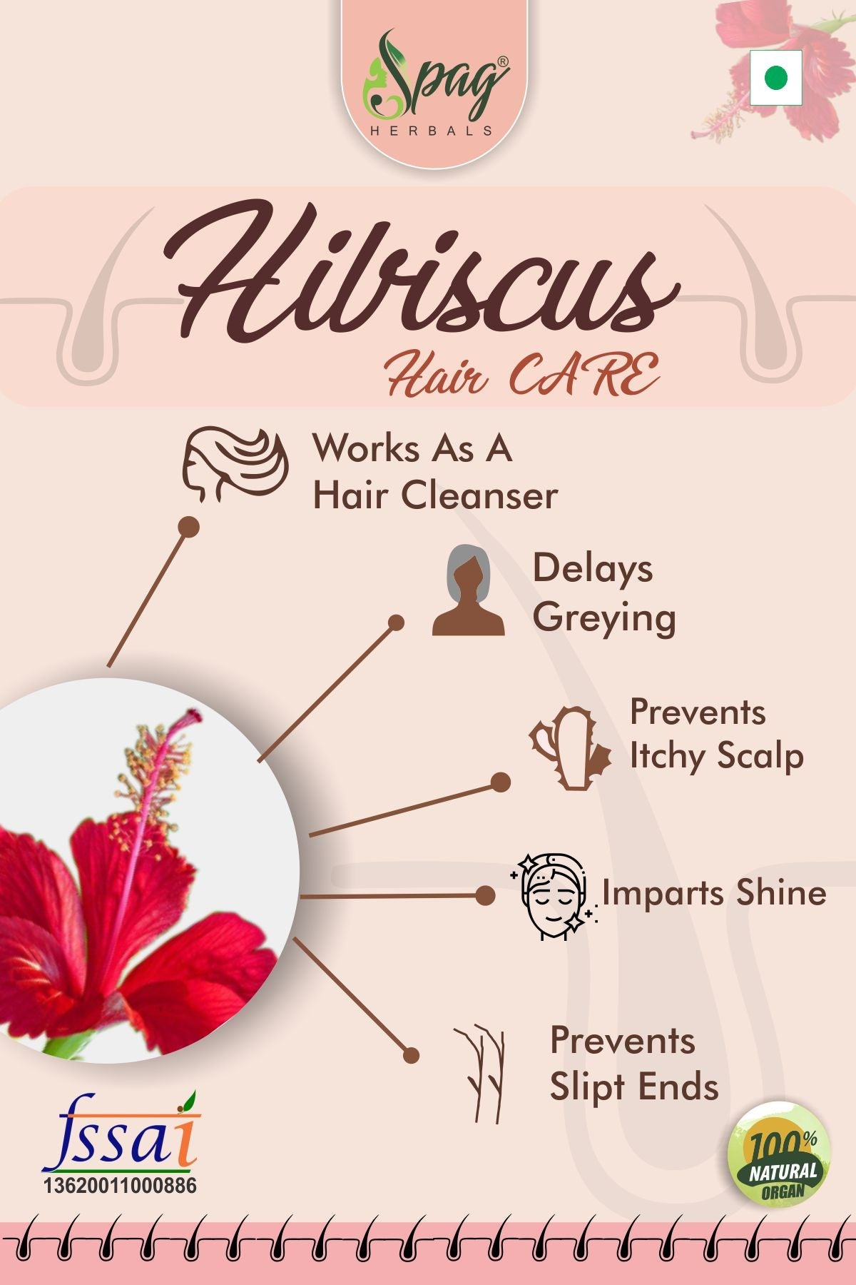 Spag Herbals Premium Hibiscus Powder