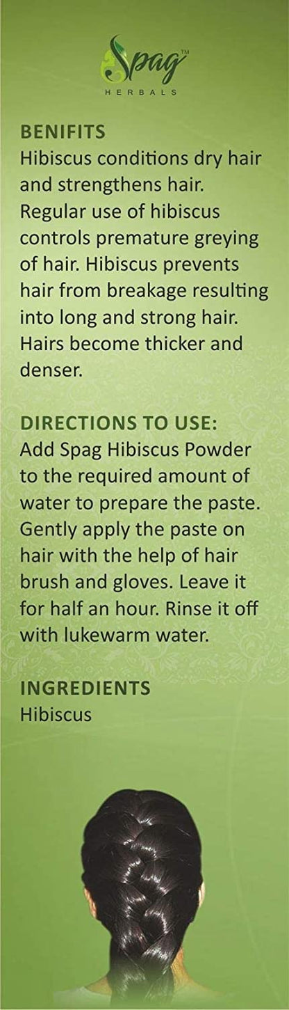 Spag Herbals Premium Hibiscus Leaf Powder